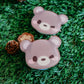 Kawaii Brown Bear Resin Phone Grip - Boone