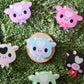 Kawaii Kind Cows Phone Grip