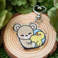 Boone & Duck Friend Heart Acrylic Keychain