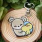 Boone & Duck Friend Heart Acrylic Keychain